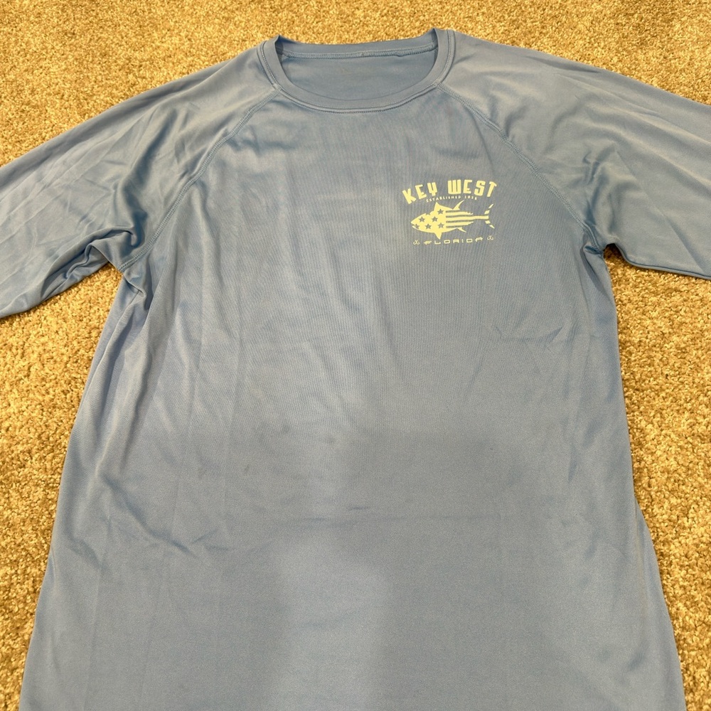 Key West Blue Long Sleeve Tee